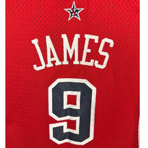 Lebron James Y2K TEAM USA 2004 Athens Olympics 9 Reebok Swingman Jersey Boys L - Picture 7 of 11